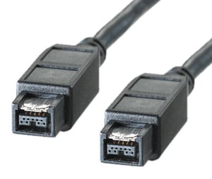 ROLINE 11.02.9518 FireWire-Kabel 1,8 m 9-polig Schwarz