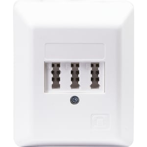 Schwaiger TDA1236 532 TAE Electrical Outlet, White