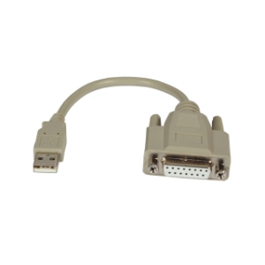 M-Cab 7200448 parallellkabel Grå 0,2 m USB typ A