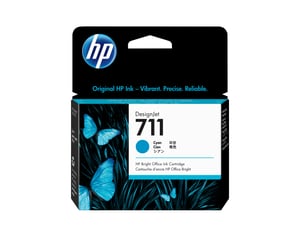 HP Błękitny wkład atramentowy 711 DesignJet 29 ml
