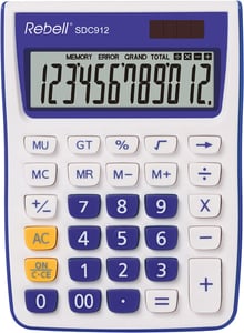 Rebell SDC912 Desktop Calculator Basic Calculator Purple