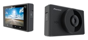 Pioneer VREC-170RS Full HD-inspelare med Wi-Fi, batteri och cigarettändare, svart