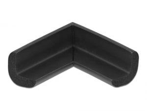 DeLOCK Kantskydd, självhäftande svamp 56 x 56 x 22 mm svart