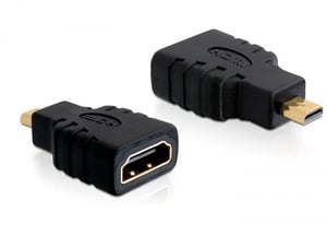 DeLOCK HDMI Micro-D/HDMI-A HDMI Micro-D Schwarz