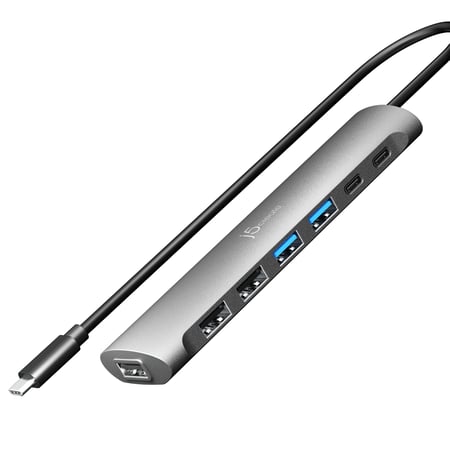 j5create Hub USB-C® 7-portowy