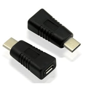 VALUE 12.99.3190 adapter för USB 2.0 Type C-kablar till USB 2.0 Type Micro B, svart