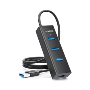 UNITEK Y-3089V01 stacja dokująca Przewodowa USB 3.2 Gen 1 (3.1 Gen 1) Type-A Czarny