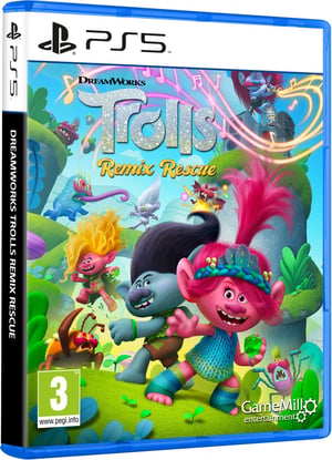 GameMill Entertainment DreamWorks Trolls Remix Rescue Standardowy Holenderski, Angielski, Hiszpański, Włoski, Francuska, Niemiecki PlayStation 5