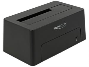 DeLOCK 63958 USB 3.2 Gen 2 (3.1 Gen 2) Type-C Hard Drive Docking Station, Black