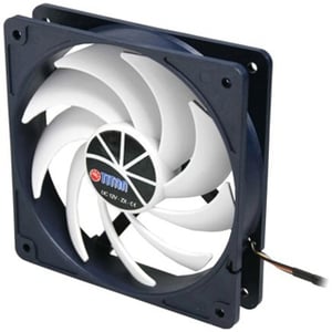 Titan TFD-14025H12ZP/KU(RB) kylsystem för datorer Datorchassi Fläkt 14 cm Svart, Vit
