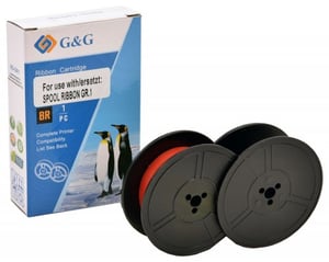 G&G 18459 taśma do drukarek Czarny, Czerwony
