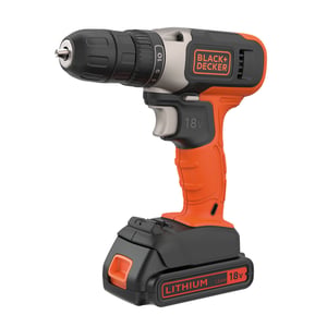 Black & Decker BCD001C1-QW Drill Bit, Central Lock, Black, Red