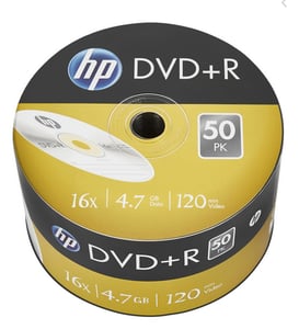 HP DRE00070 DVD-skiva 4,7 GB DVD+R 50 st.