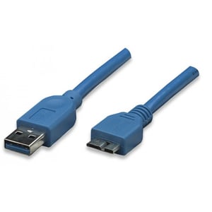 Techly ICOC-MUSB3-A-020 USB-Kabel USB 3.2 Gen 1 (3.1 Gen 1) 1,5 m USB-A auf Micro-USB-B Blau