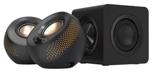 Creative Labs Creative Pebble X Plus 30 W Universal Speaker System, Black, 2.1-channel, Bluetooth