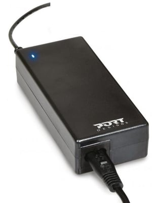 Port Designs 900007-DE adapter zasilający/ inwentor Wewnętrzna 90 W Czarny