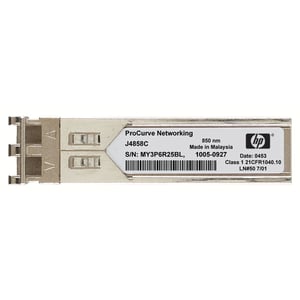 HPE X121 1G SFP LC SX nätverksmodul, fiberoptik 1000 Mbit/s 850 nm