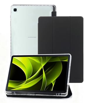 Mobile Origin MO-TRA-S6LITE etui na tablet 26,4 cm (10.4") Etui z klapką Czarny, Przezroczysty