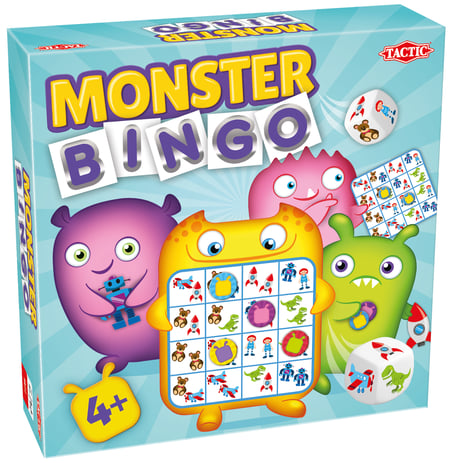 Tactic Monster Bingo Gra karciana Pasująca strona