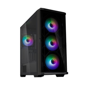 Zalman Z10 DUO Security & Mounts for Midi Tower Computers, Black