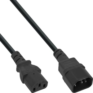 InLine 16640 kabel zasilające Czarny 10 m
