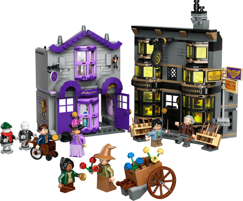 фото Блоковий конструктор LEGO Harry Potter Лавка Оллівандера та ательє мадам Малкін (76439)