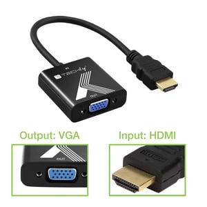 Techly IDATA HDMI-VGA2P konwerter sygnału wideo 1920 x 1200 px