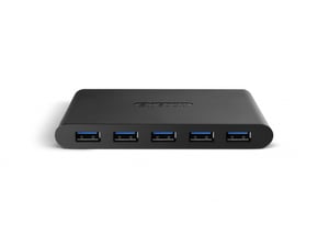 Sitecom USB 3.0 Hub 7 Port USB 3.2 Gen 1 (3.1 Gen 1) Type-A 5000 Mbit/s Czarny