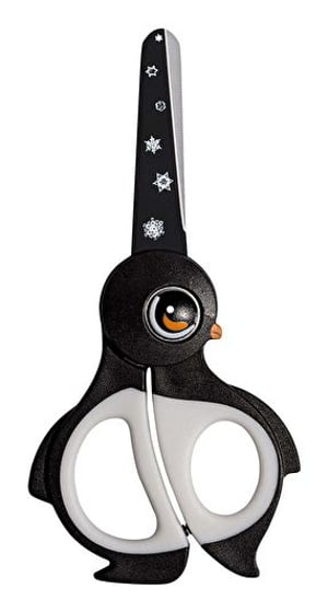 Wedo 73 6003 School and Stationery Scissors, Universal, Straight Cut, Black, White
