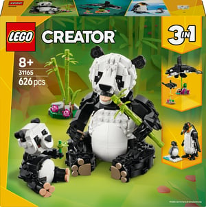 LEGO Creator Vilda djur: pandafamiljen