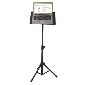 Techly ICA-TB TPM-8 stojak na laptop Podstawka na notebooka Czarny