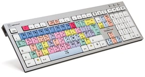 Logickeyboard LKB-PPROCC-AJPU-FR klawiatura Biuro USB AZERTY Francuski Wielobarwny