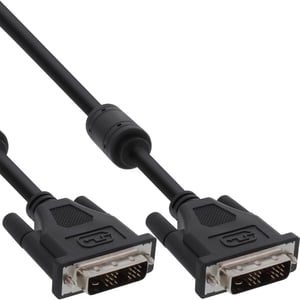 InLine 17764 DVI-kabel 3 m Svart