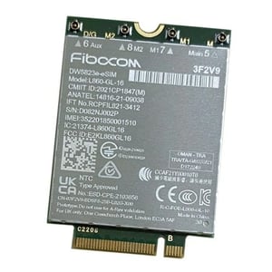 DELL DW5823E Internt WWAN 1000 Mbit/s