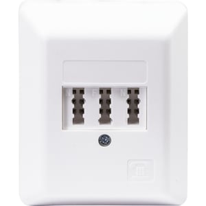 Schwaiger TDA1237 532 TAE Electrical Outlet, White