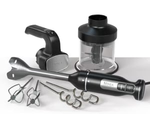 Ninja CI100EU Mixer 0,7 l Stabmixer 850 W Schwarz, Edelstahl, Transparent