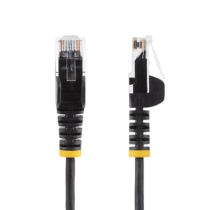 StarTech N6PAT5MBKS kabel sieciowy Czarny 5 m Cat6 U/UTP (UTP)