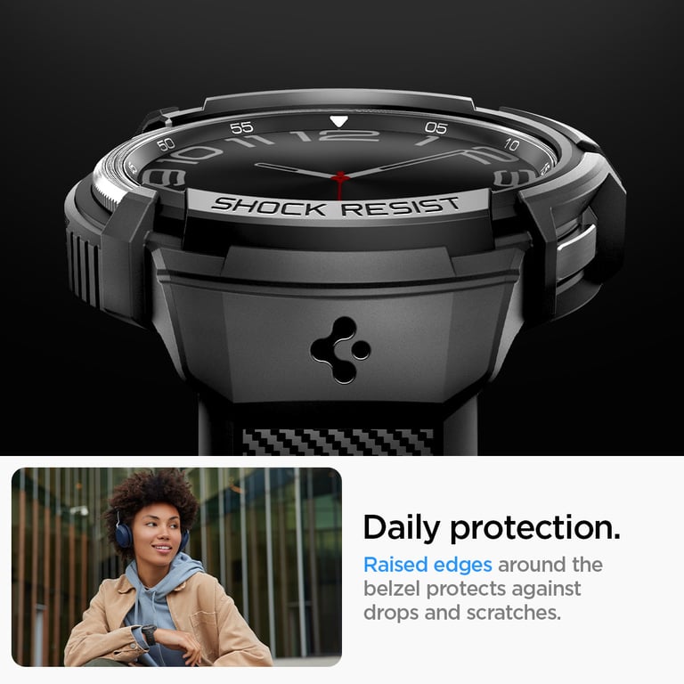 Spigen Rugged Armor Pro Etui Czarny Termoplastyczne elastomery poliuretanowe (TPU)