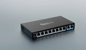 Reolink 8 PORT POE SWITCH 120W Unmanaged Gigabit Ethernet (10/100/1000) PoE Support 1U Black