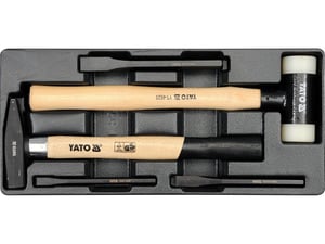 Yato YT-5540 młotek Zestaw młotków Czarny, Biały, Drewno