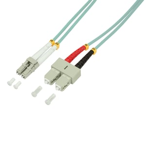 LogiLink 1 m, LC–SC-kabel InfiniBand/fiberoptik, blå