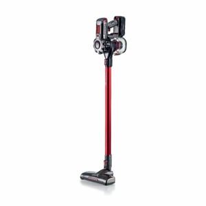 Ariete 2757/00 Vertikal dammsugare Batteridriven Torr HEPA, Tyg Påsfri 1 l 120 W Grå, Röd 2,2 Ah