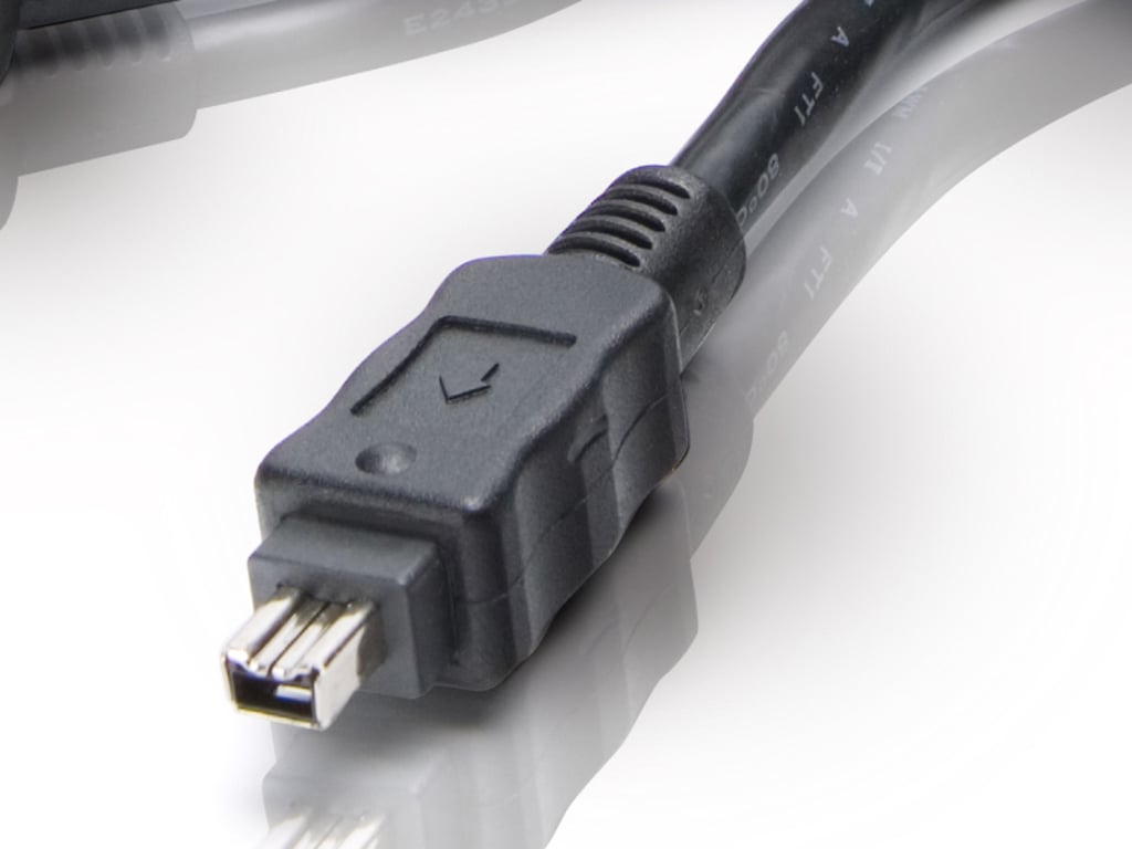 Conceptronic FireWire Cable 4-p 1.8m 1,8 m Czarny
