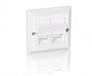 Equip 760301 Outlet and Switch Frame, White