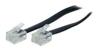 S/CONN maximum connectivity 3m RJ11 Czarny
