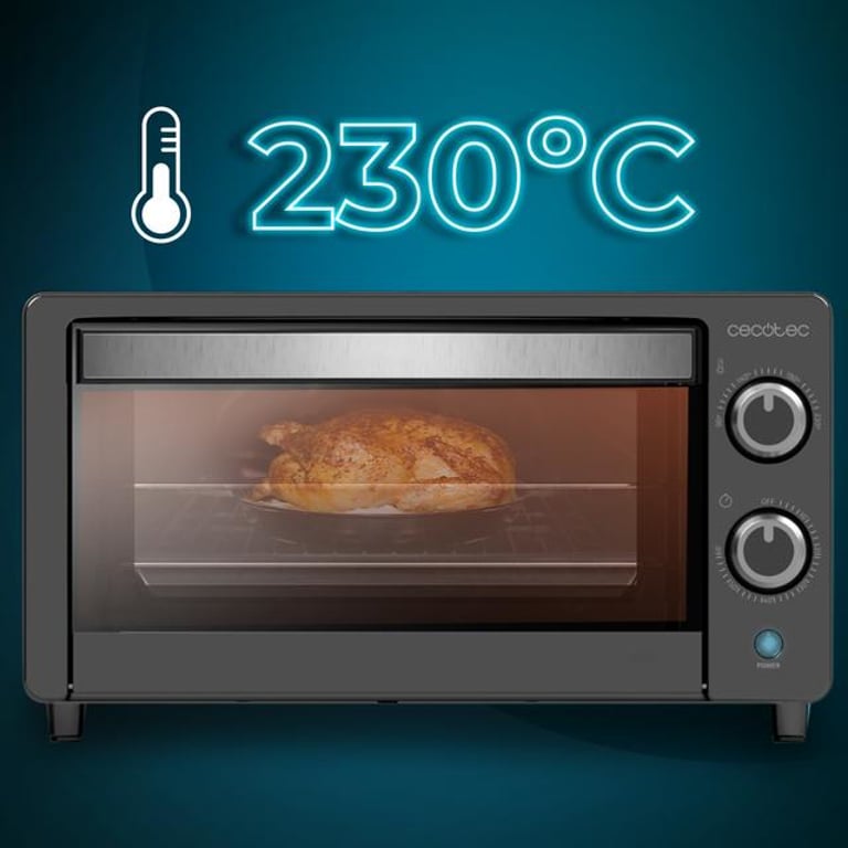 Cecotec 03816 piekarnik 10 l 1000 W Czarny