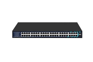 Lanview LVN-1UMOUNT-48PORT-2SFP-1G przełącznik sieciowy Nie zarządzany Gigabit Ethernet (10/100/1000)