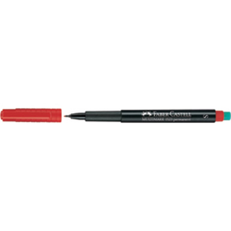 Faber-Castell 152321 marker permanentny Czerwony 1 szt.