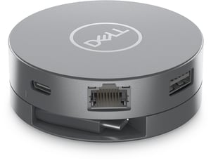 DELL DA305 Kabelgebundenes USB 3.2 Gen 2 (3.1 Gen 2) Typ-C Silber