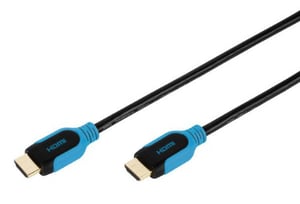 Vivanco 42956 HDMI Cable, 2.5 m, HDMI Type A (Standard), Black, Blue